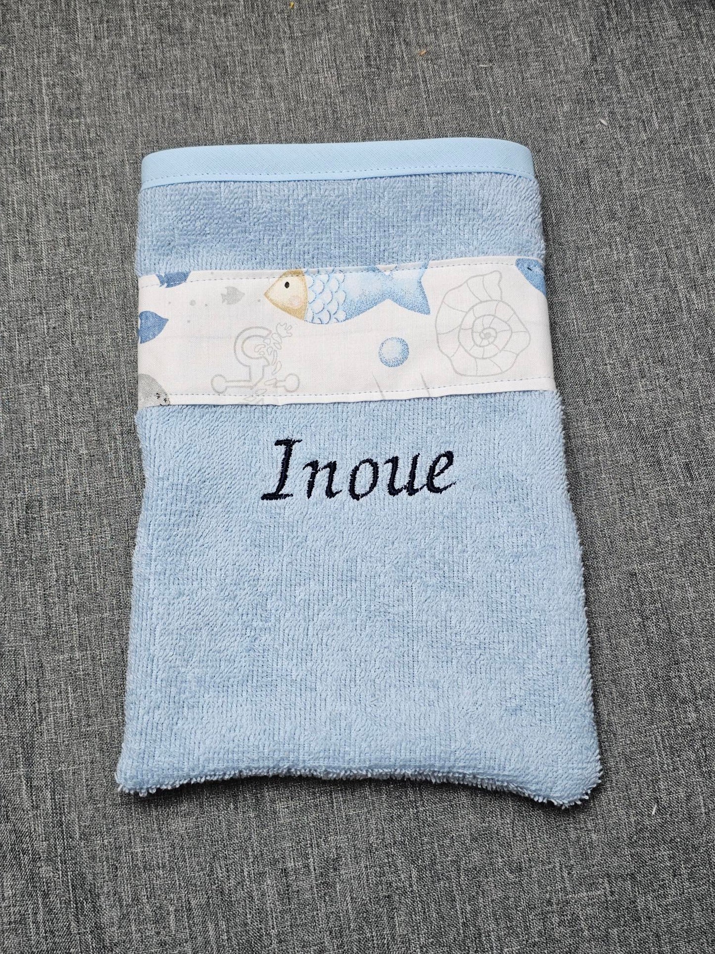 Gant de toilette enfant personnalisé - Garçon - Calincaline.be