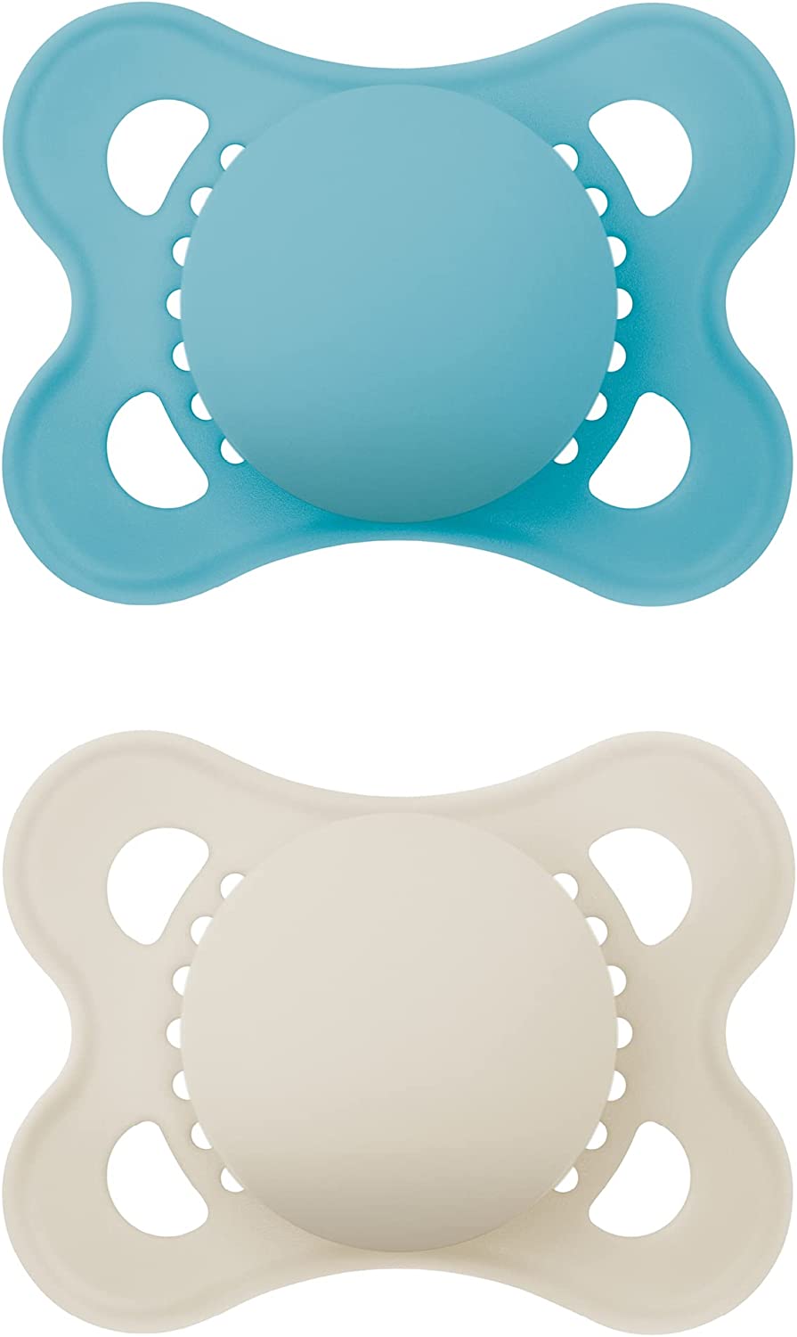 2 Sucettes MAM PURE personnalisées | Unisexe | 0 à 6 mois - Calincaline.be