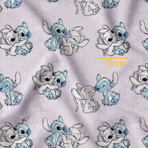Tissus Coton Imprimé Stitch disponibles
