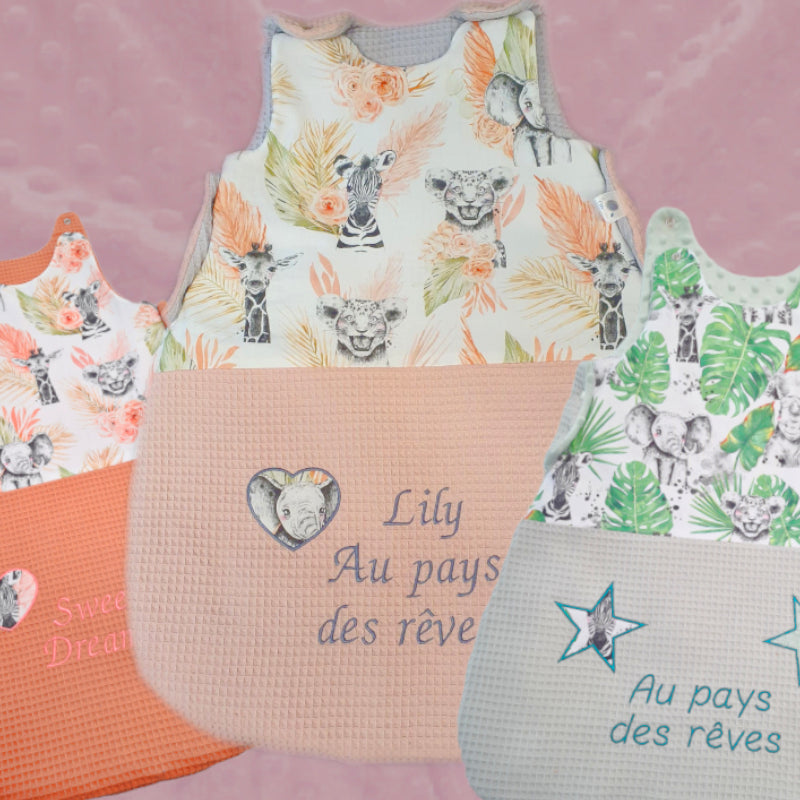 Personalized baby sleeping bags