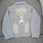 Veste en Jeans Enfant Bleu Clair | 2-3 ans | A Personnaliser | Prénom brodé