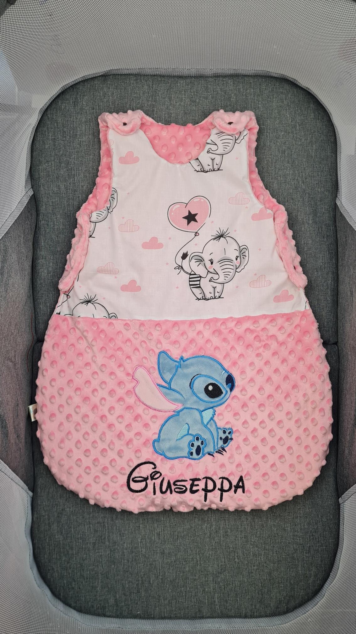 Créez Votre Gigoteuse -Minky- Bébé Personnalisée | Fille | 0-6m ou 6-12m