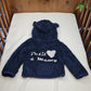 Veste Polaire Enfant -Bleu Marine- | Message Brodé | De 6 à 18 mois - Calincaline.be