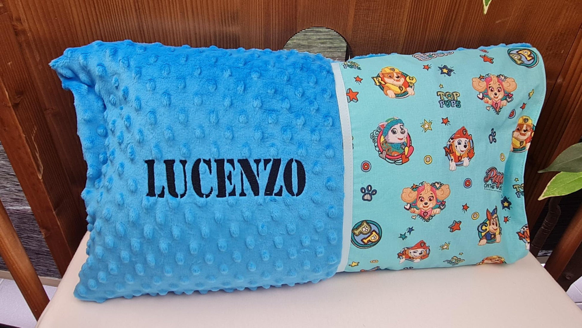 Créez Votre Coussin décoratif pour chambre d'enfant | Pois | 50cm x 30cm