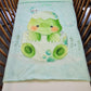 Couverture Plaid Baby Dinosaure | 70cm x 95cm | Couleur minky au choix