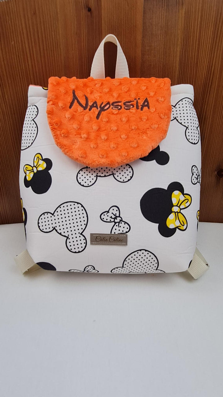 Créez Votre Sac à dos bébé -Mink- Personnalisé | 0-3 ans Fille | 28x23 cm
