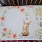 Couverture Etape Lapin Rose | A personnaliser | 95cm x 75cm
