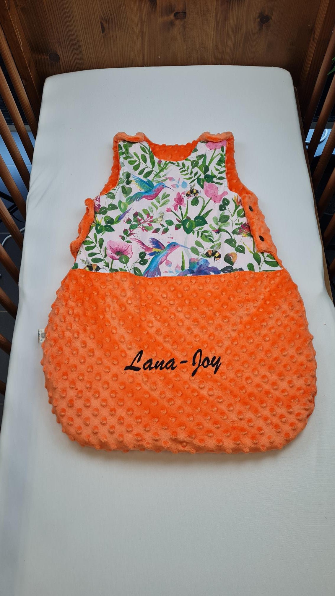 Créez Votre Gigoteuse -Minky- Bébé Personnalisée | Fille | 0-6m ou 6-12m