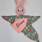 Créez Votre Doudou Lapin Câlin | Fille | Avec prénom brodé - Calincaline.be
