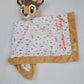 Doudou Mouchoir Disney Bambi Brun Personnalisé | 40cm - Calincaline.be
