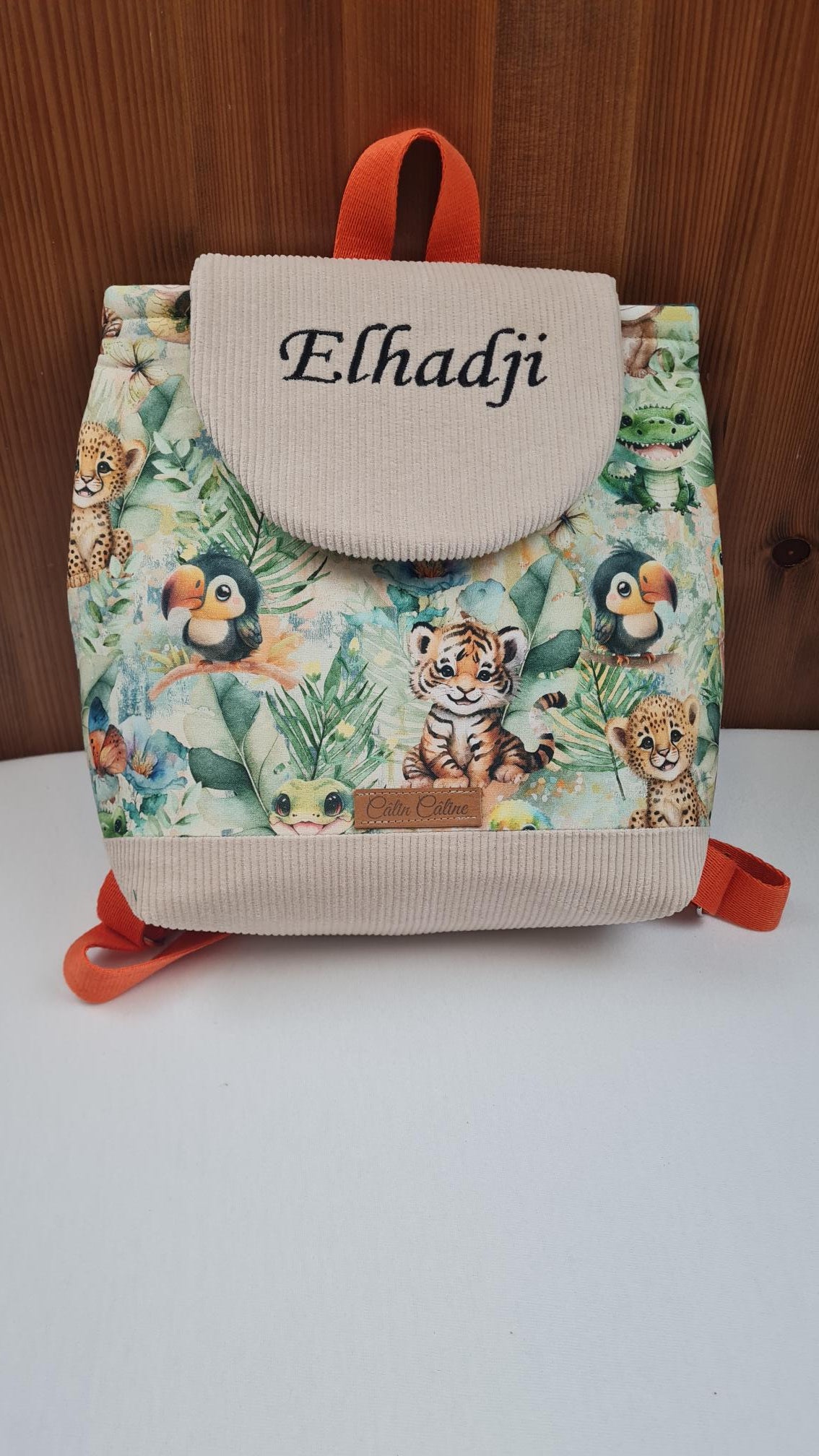 Créez Votre Sac à dos bébé -Vuli- Personnalisé | 0-3 ans Garçon | 28x23 cm