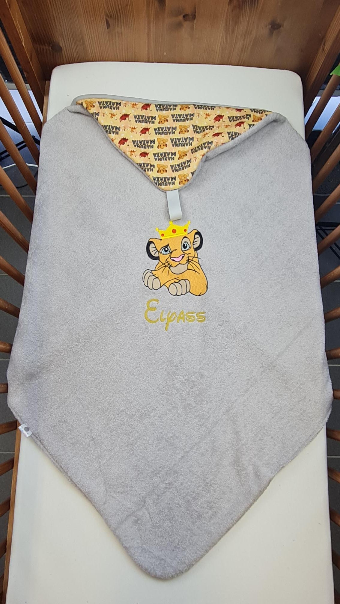 Créez Votre Cape de bain bébé personnalisée | Garçon | 85cm x 85cm