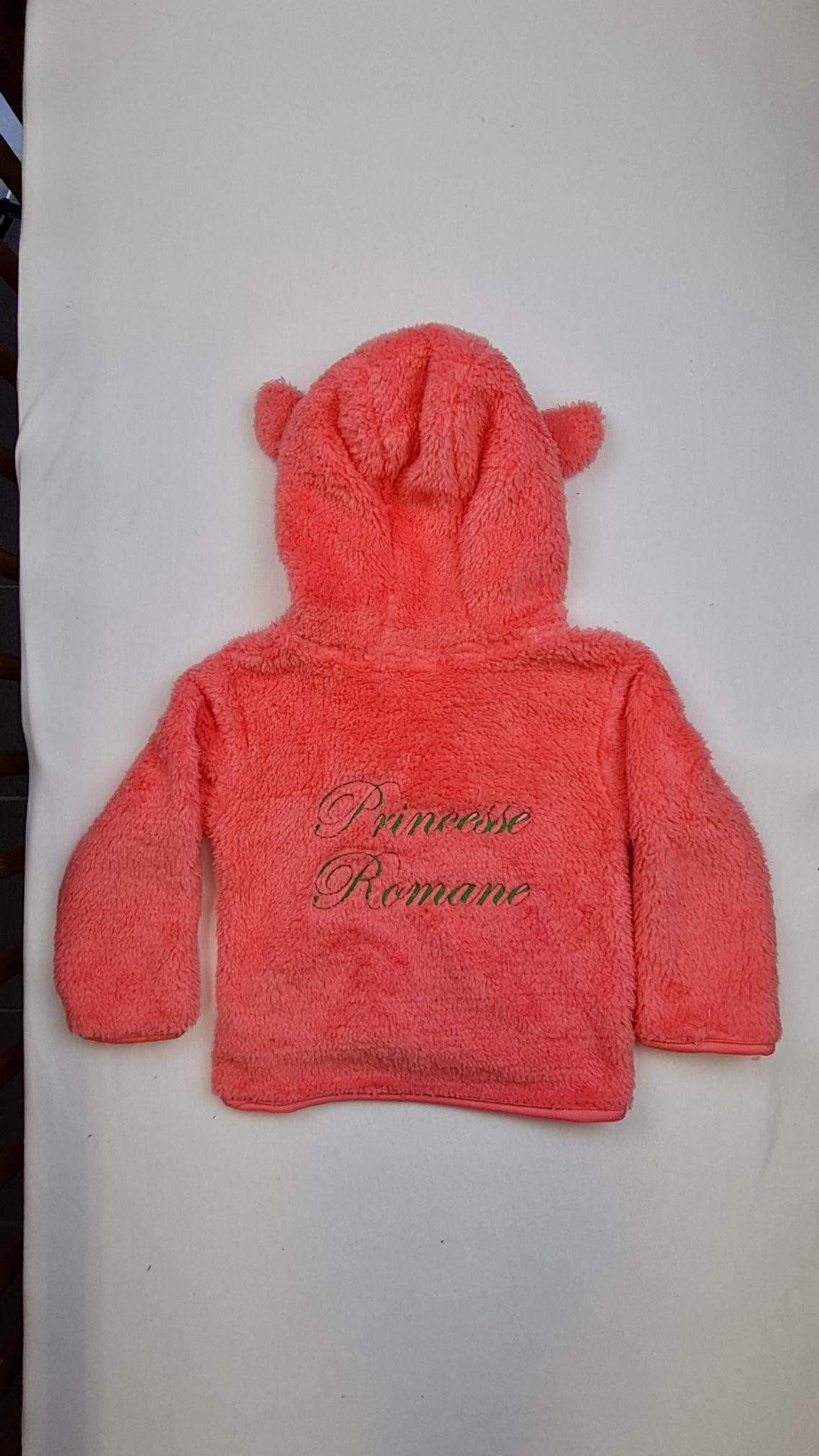 Veste Polaire Enfant -Pêche- | Message Brodé | De 6 à 18 mois - Calincaline.be