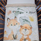 Couverture Plaid Bébé Amis Câlins | 70cm x 95cm | Couleur minky au choix