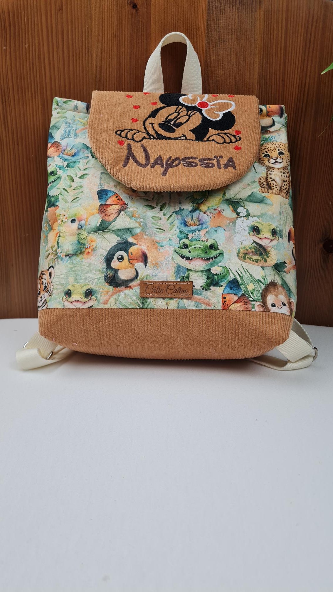 Créez Votre Sac à dos bébé -Vuli- Personnalisé | 0-3 ans Fille | 28x23 cm