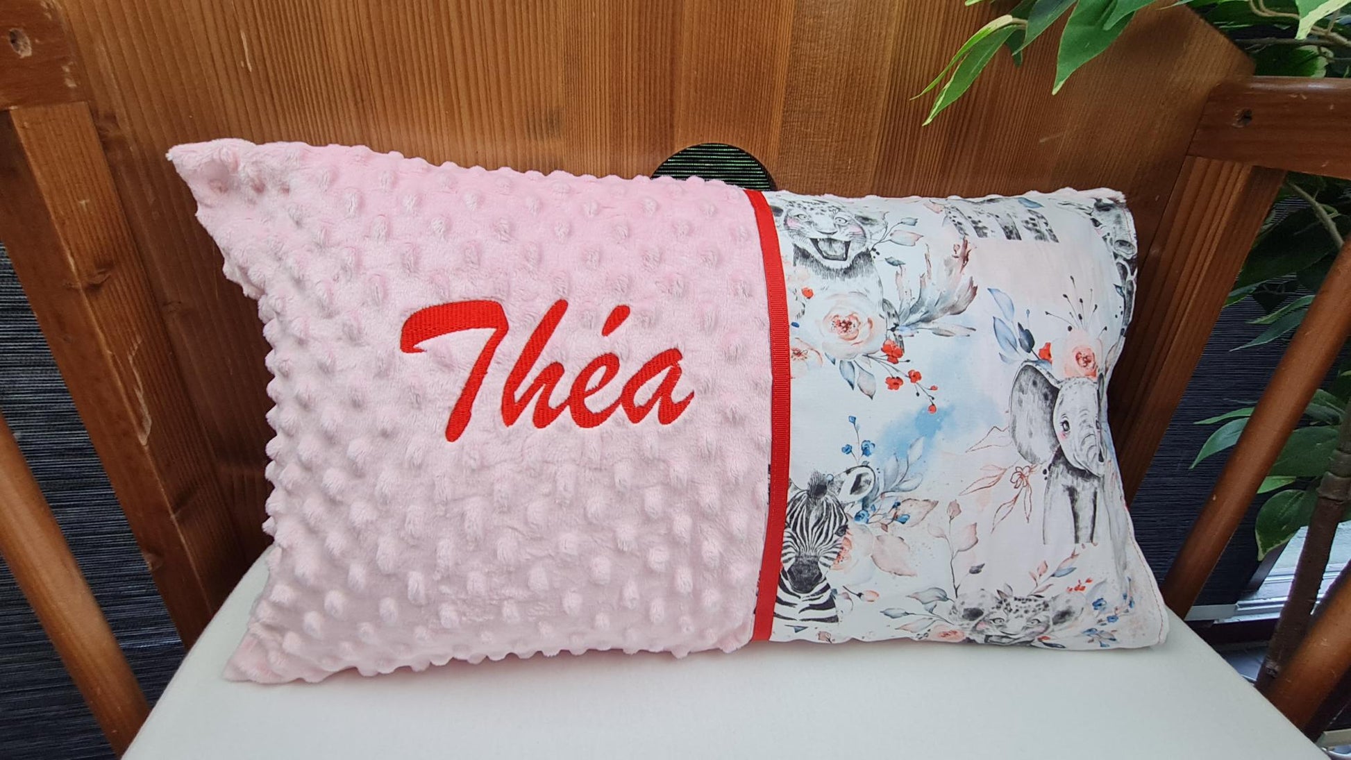 Créez Votre Coussin décoratif pour chambre d'enfant | Pois | 50cm x 30cm