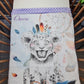 Couverture Plaid Lionceau Rêves | 70cm x 95cm | Couleur minky au choix - Calincaline.be