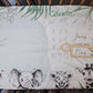 Couverture Etape Savane Vert | A personnaliser | 95cm x 75cm - Calincaline.be