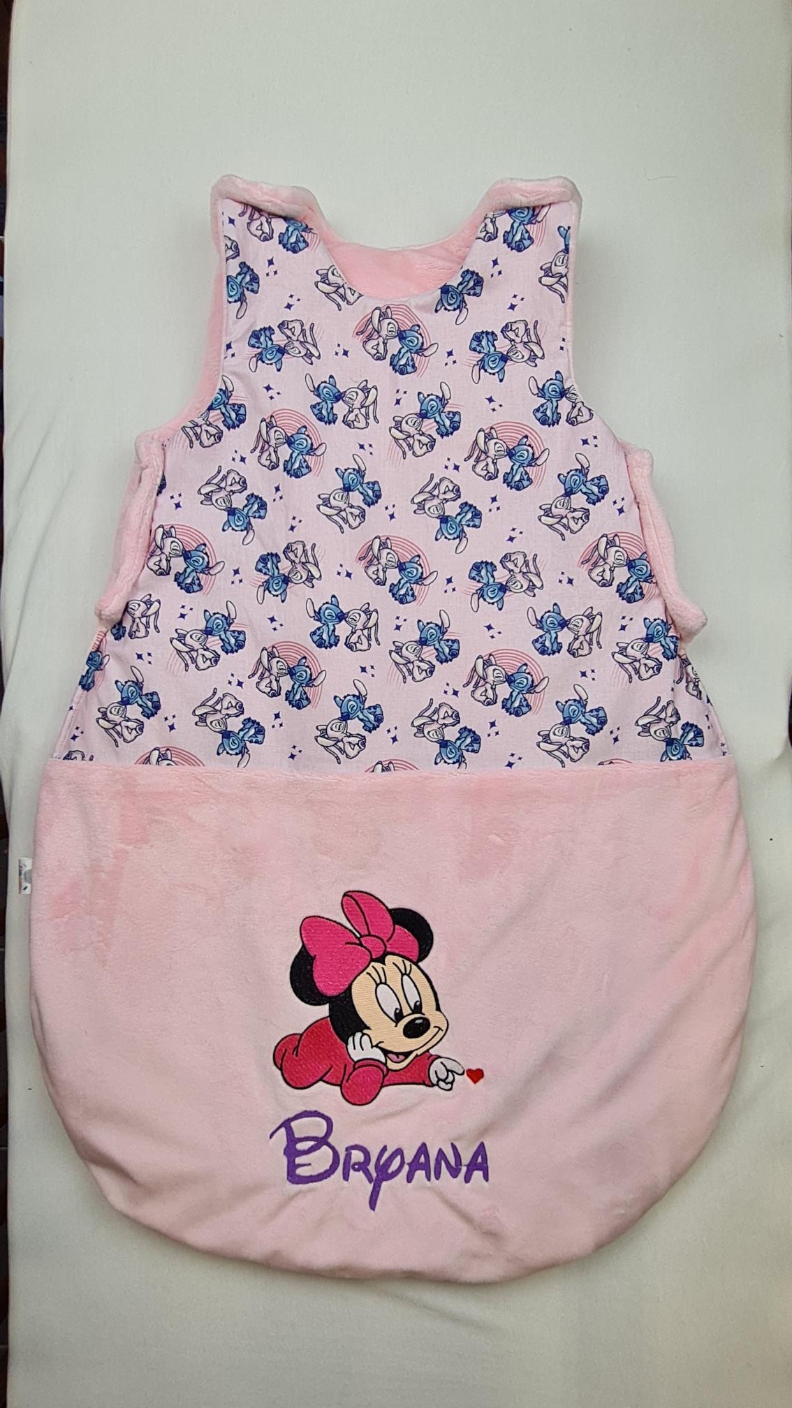 Créez Votre Gigoteuse -Minky- Bébé Personnalisée | Fille | 0-6m ou 6-12m