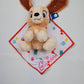 Doudou Peluche Belle 25cm avec Mouchoir Personnalisé | Nicotoy - Calincaline.be