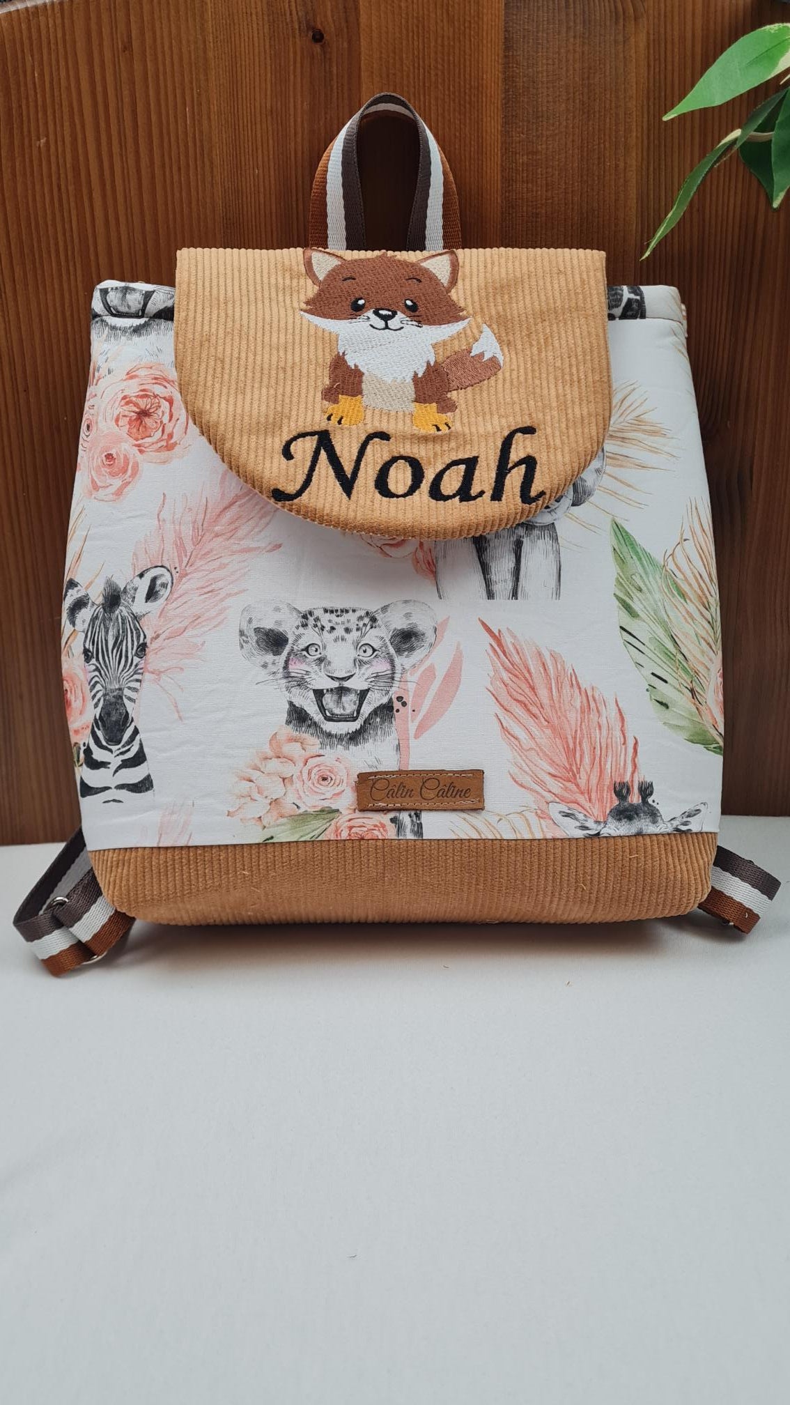 Créez Votre Sac à dos bébé -Vuli- Personnalisé | 0-3 ans Garçon | 28x23 cm