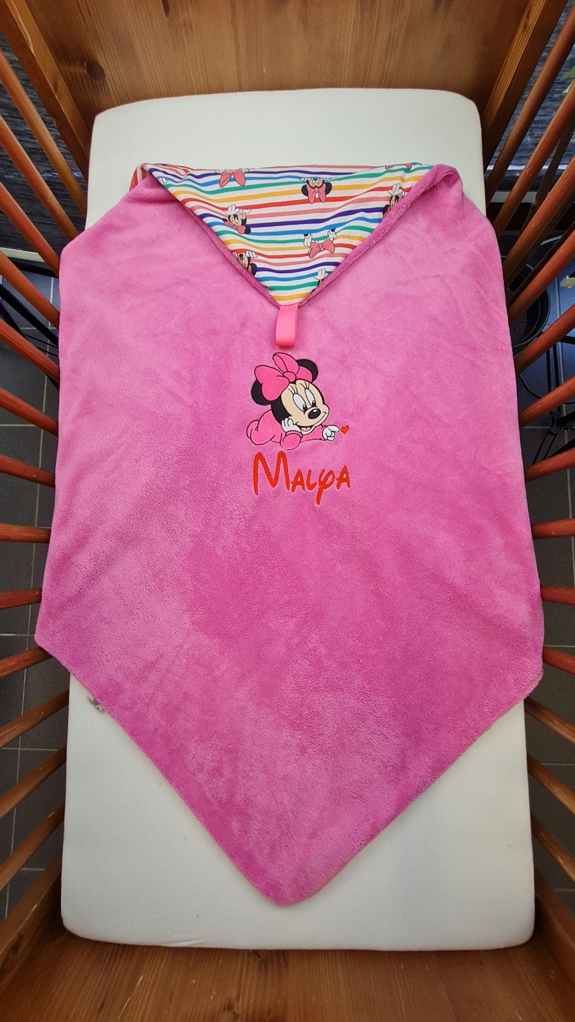 Créez Votre Cape de Bain Eponge Personnalisée | Thème Fille | 85cm x 85cm