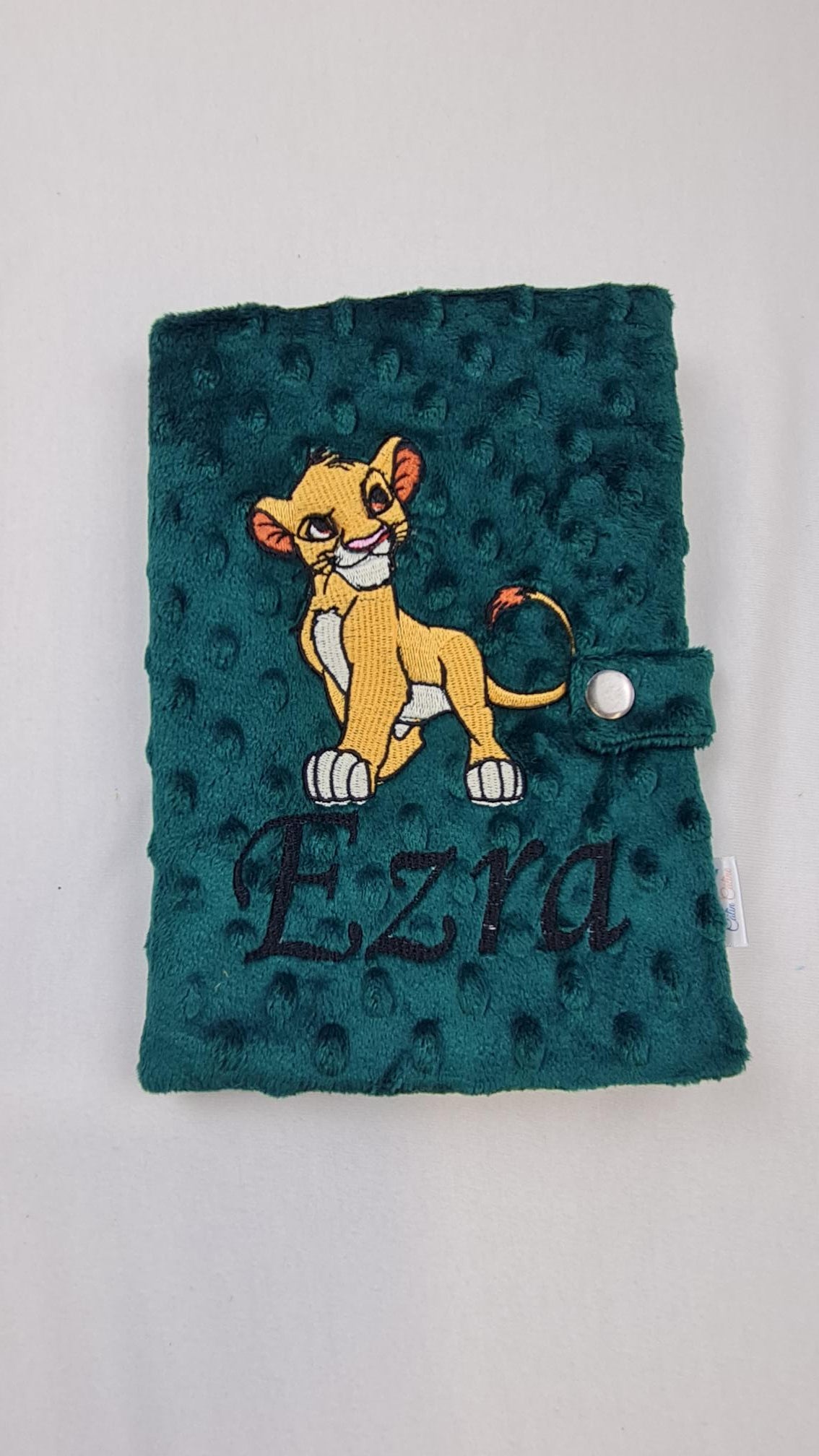 Créez Votre Protège Carnet -Minky- 23x18cm | Premium