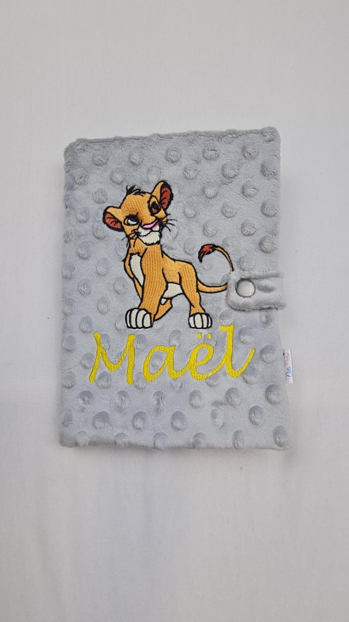 Créez Votre Protège Carnet -Minky- 23x18cm | Premium