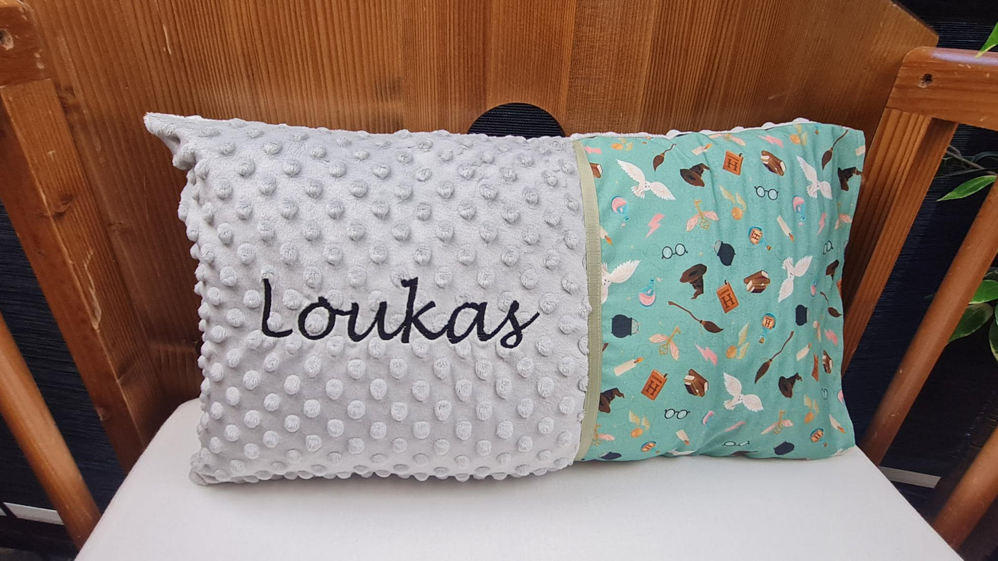 Créez Votre Coussin décoratif pour chambre d'enfant | Pois | 50cm x 30cm