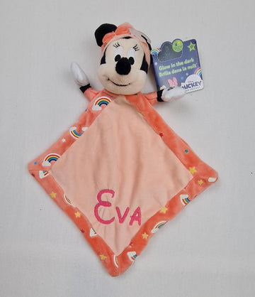 Doudou Disney Bébé Minnie Phosphorescent Personnalisé