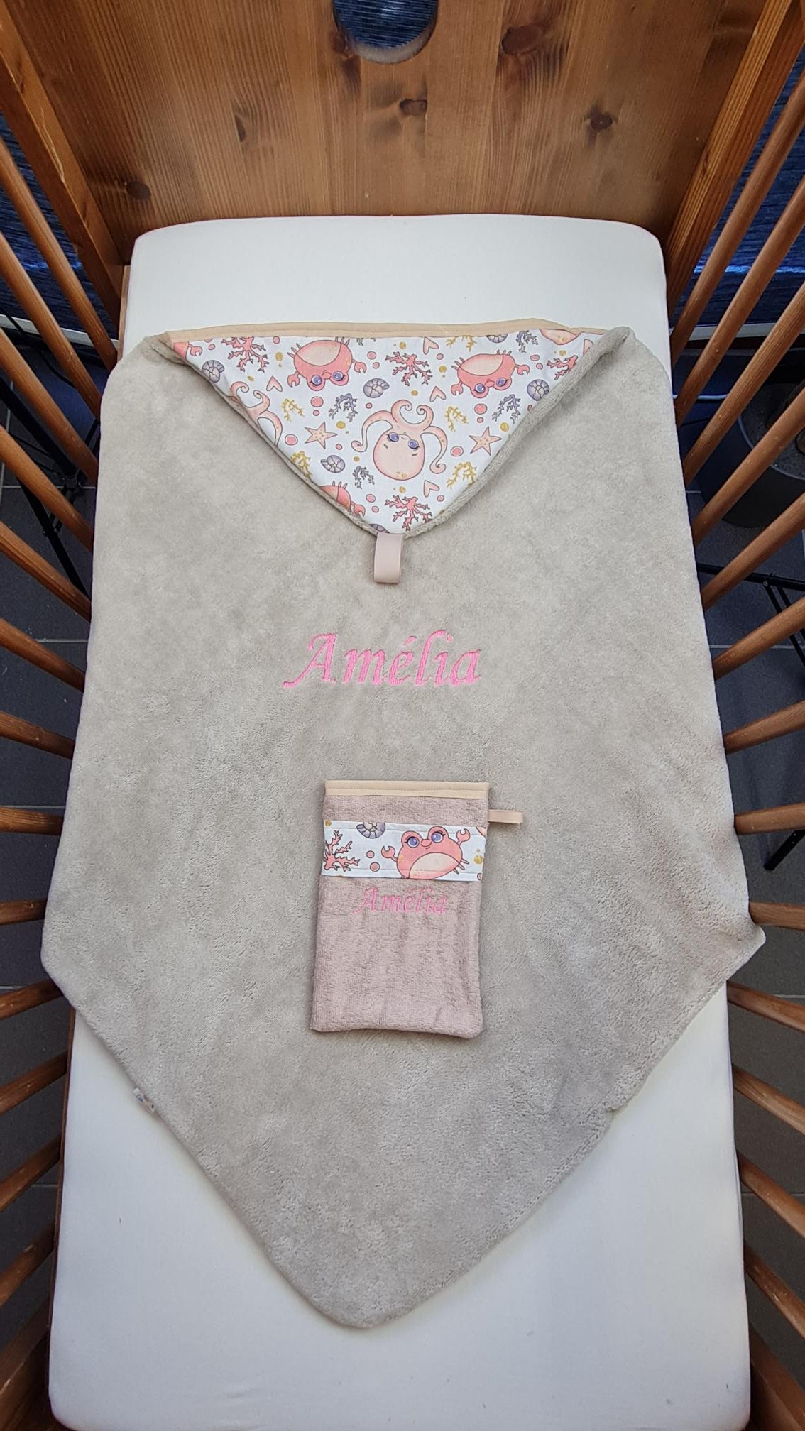 Créez Votre Cape de Bain Eponge Personnalisée | Class Fille | 85cm x 85cm