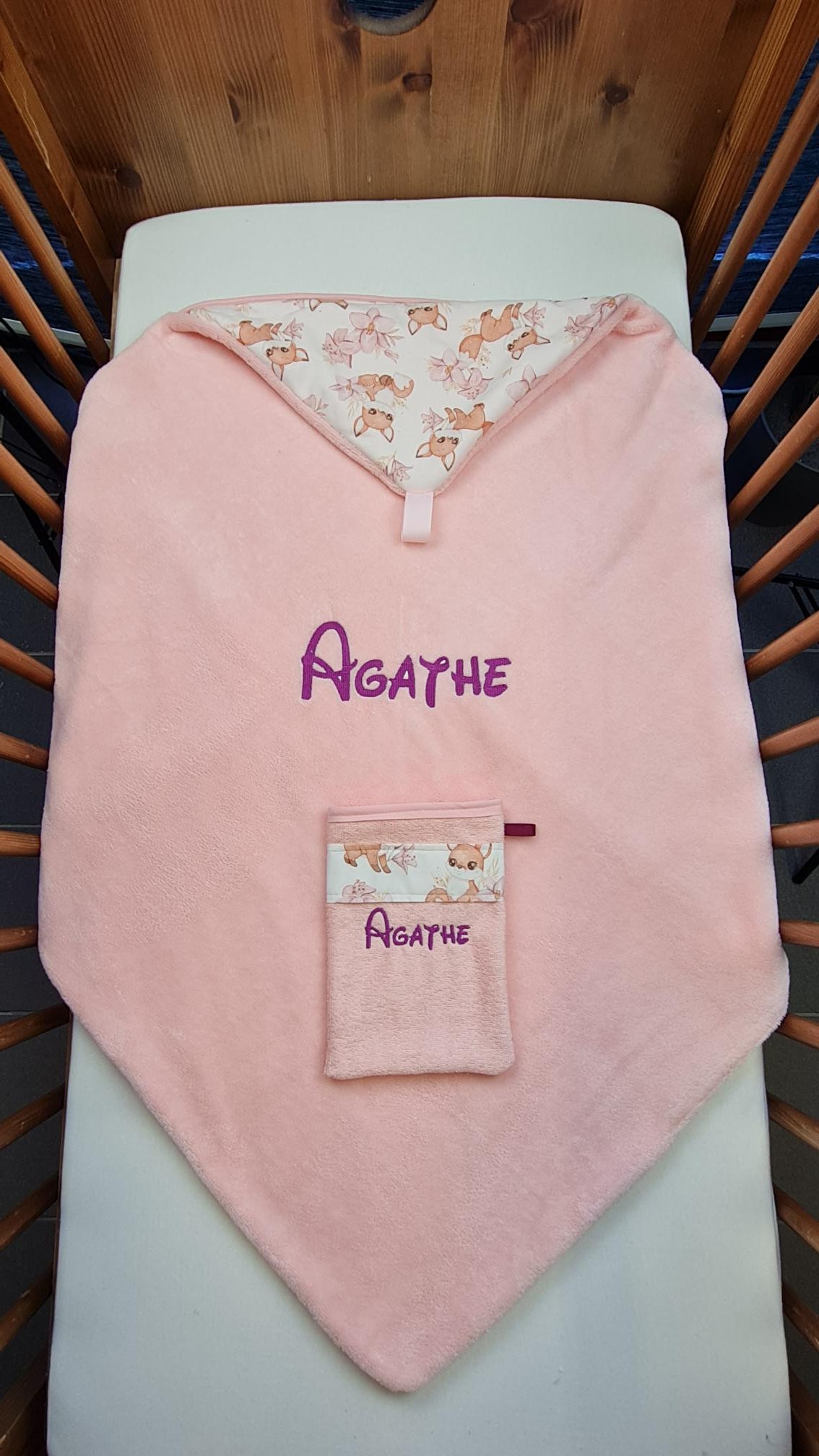Créez Votre Cape de Bain Eponge Personnalisée | Class Fille | 85cm x 85cm