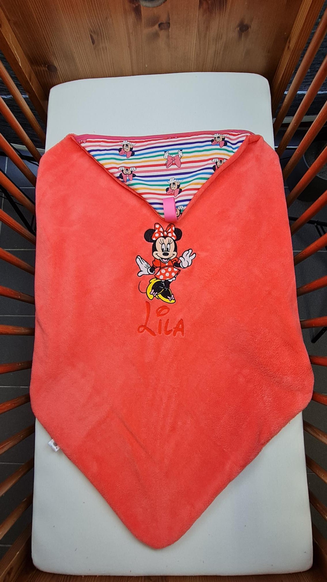 Créez Votre Cape de bain bébé personnalisée | Fille | 85cm x 85cm