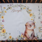 Couverture Etape Loutre Fleurie | A personnaliser | 95cm x 75cm