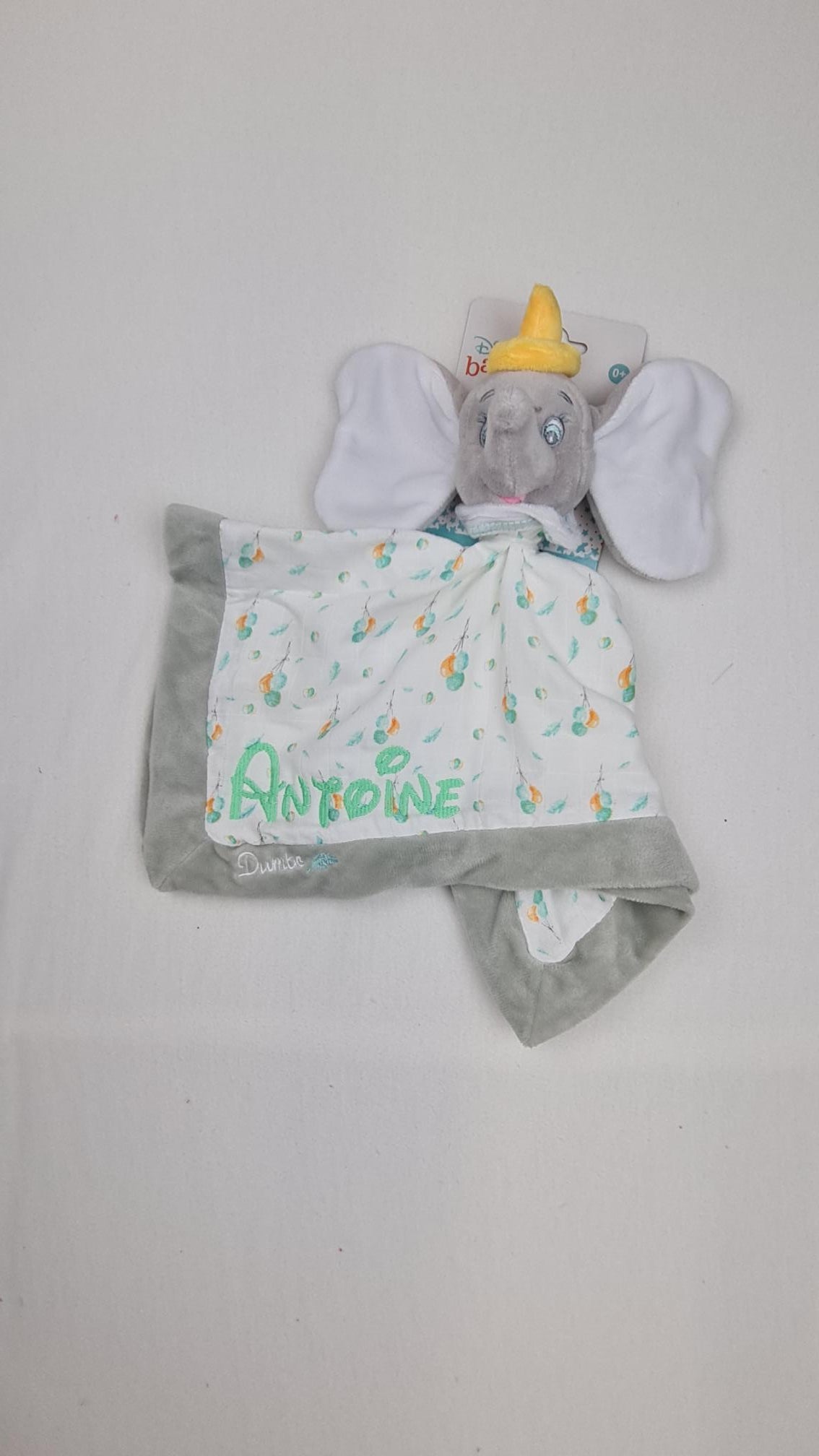 Doudou Mouchoir Disney Dumbo Ballons Personnalisé | 40cm - Calincaline.be
