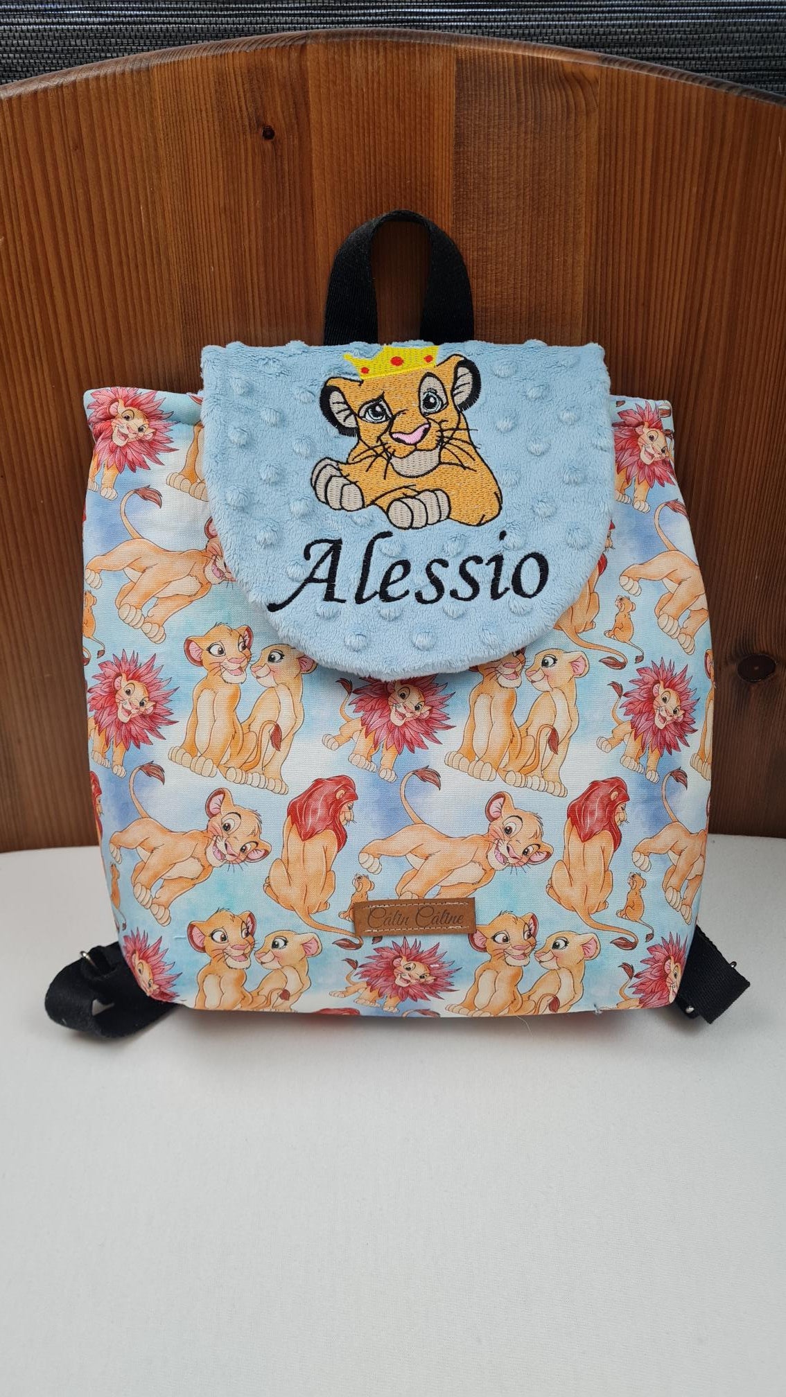Créez Votre Sac à dos bébé -Mink- Personnalisé | 0-3 ans Garçon | 28x23 cm