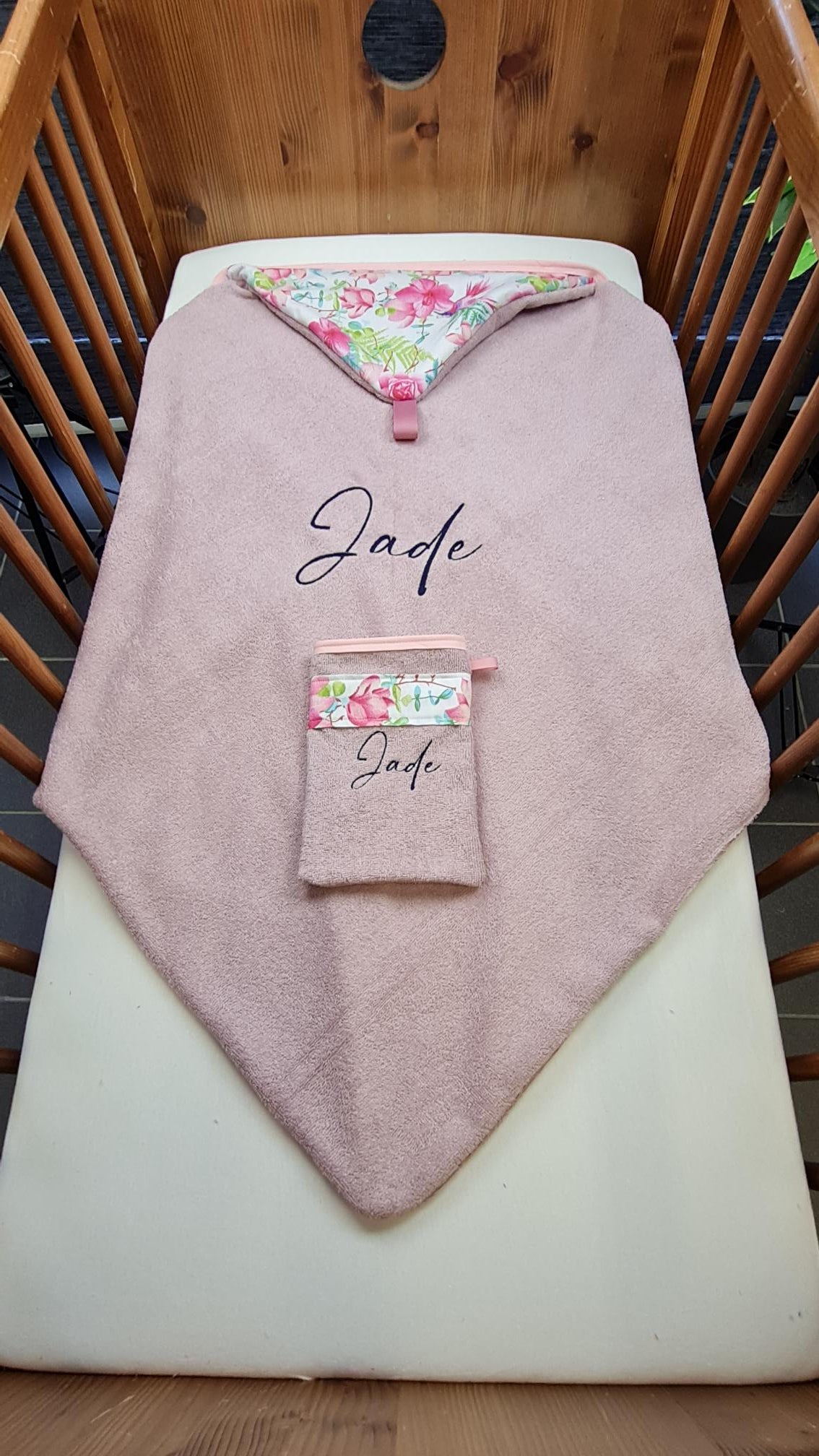 Créez Votre Cape de Bain Eponge Personnalisée | Class Fille | 85cm x 85cm