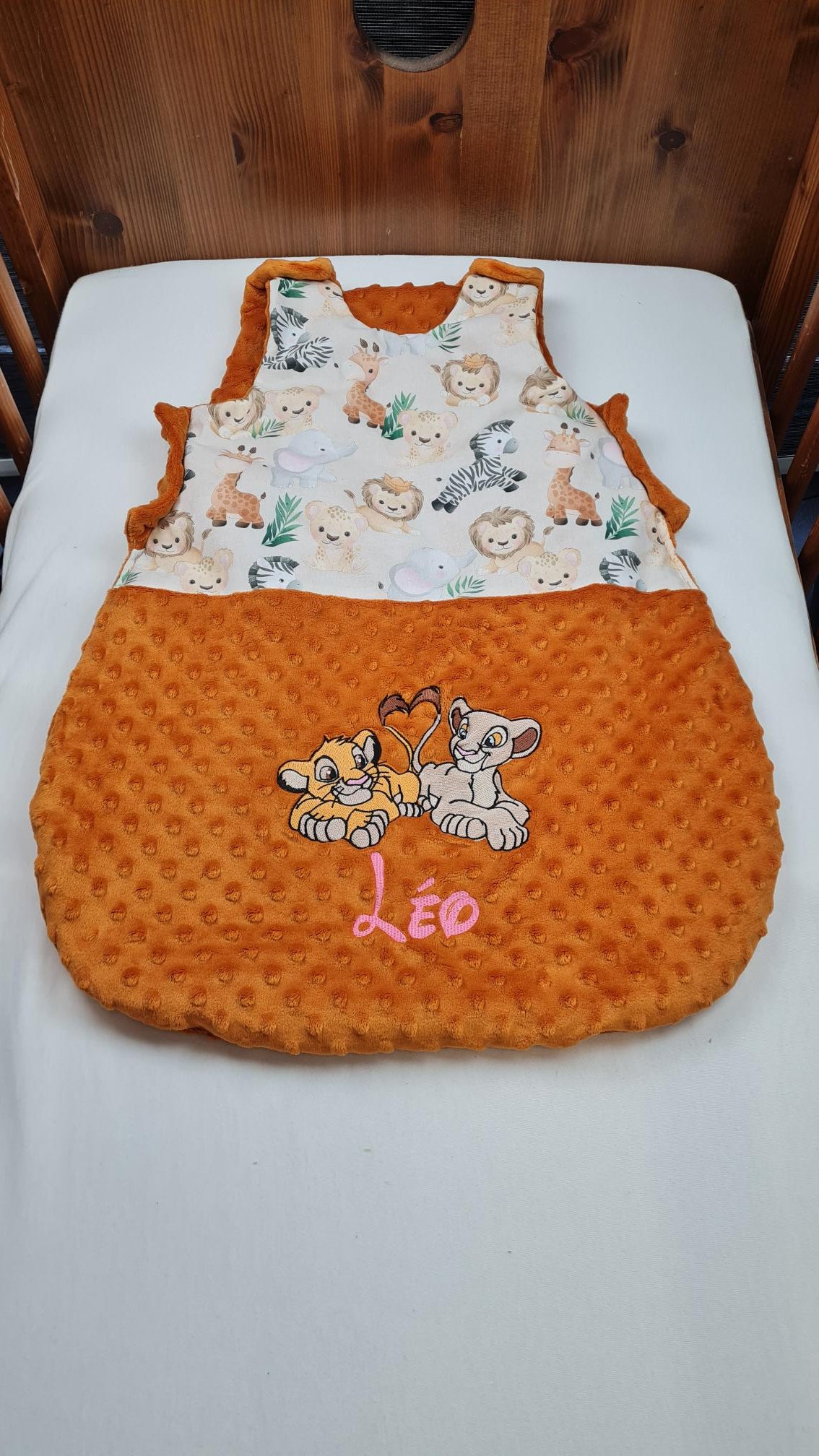 Créez Votre Gigoteuse -Minky- Bébé Personnalisée | Garçon | 0-6m ou 6-12m