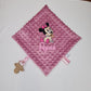 Créez Votre Doudou Minky Carré Personnalisé | 30cm | Fille