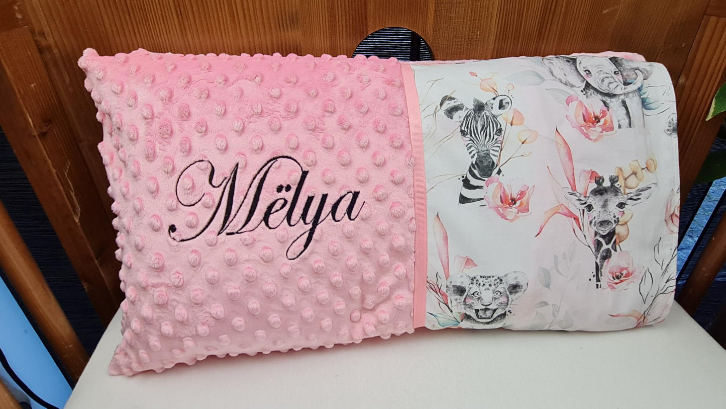 Créez Votre Coussin décoratif pour chambre d'enfant | Pois | 50cm x 30cm