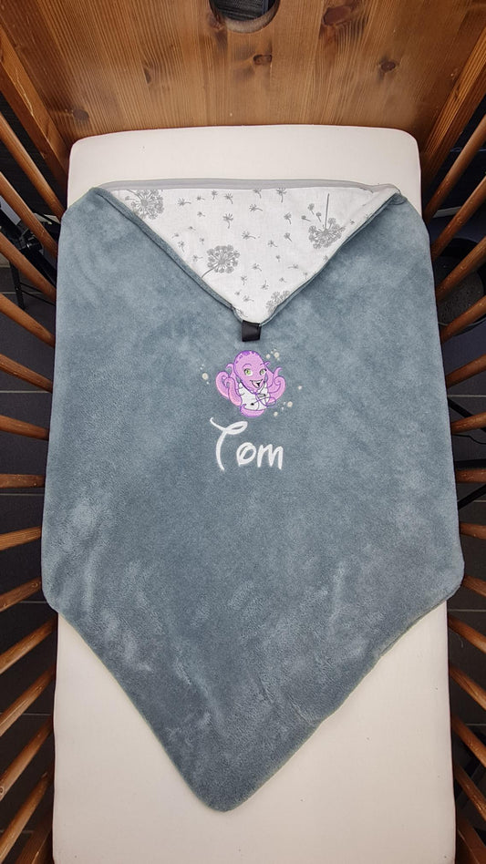 Créez Votre Cape de Bain Eponge Personnalisée | Class Garçon | 85cm x 85cm