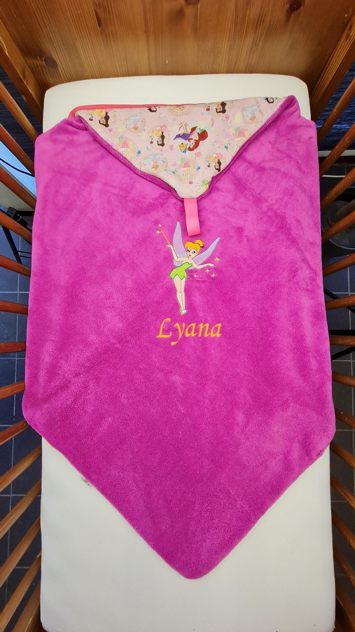 Créez Votre Cape de Bain Eponge Personnalisée | Thème Fille | 85cm x 85cm