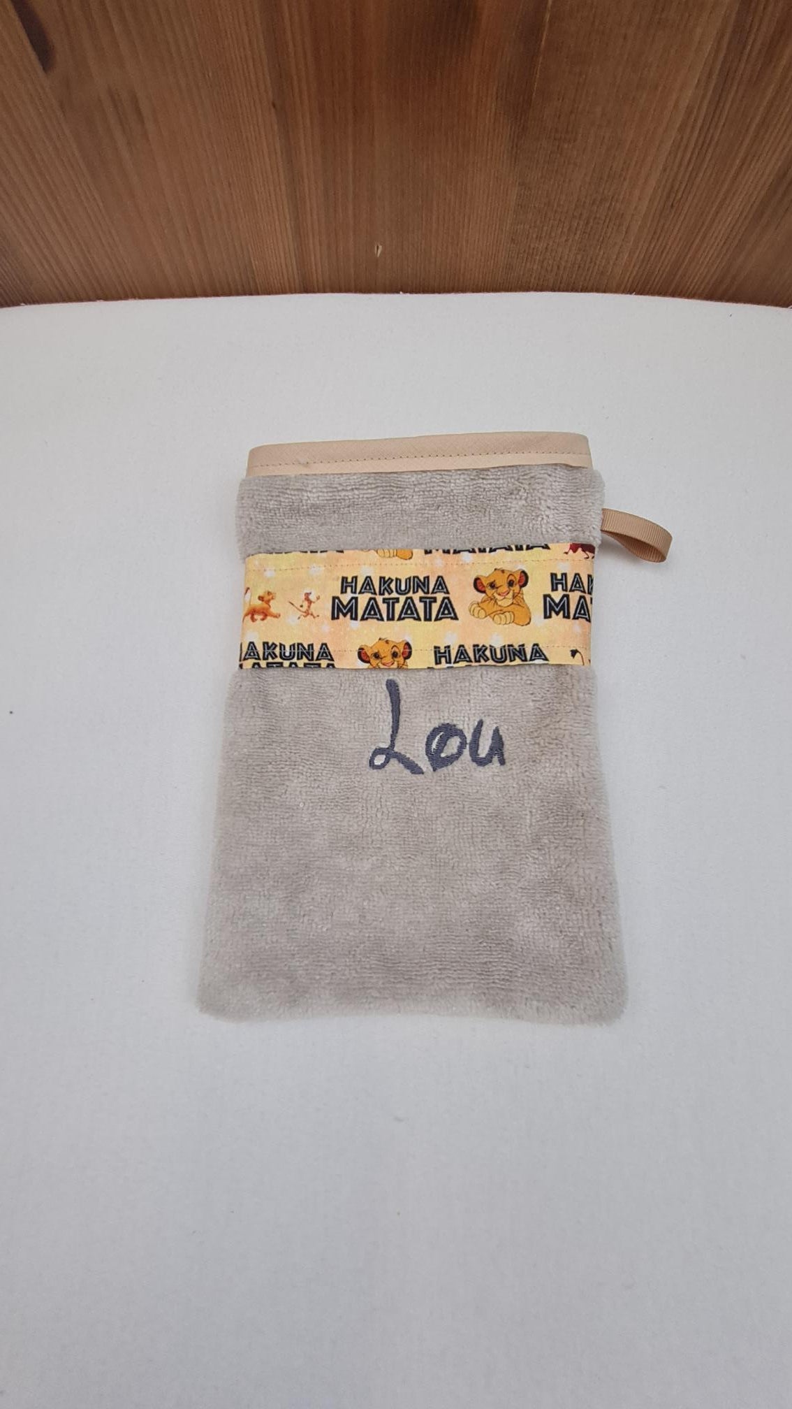 Créez votre Gant de toilette en éponge de bambou | Personnalisé | Fille