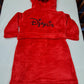 Peignoir enfant 6-24 mois | Rouge | Personnalisé avec prénom | 3 tailles