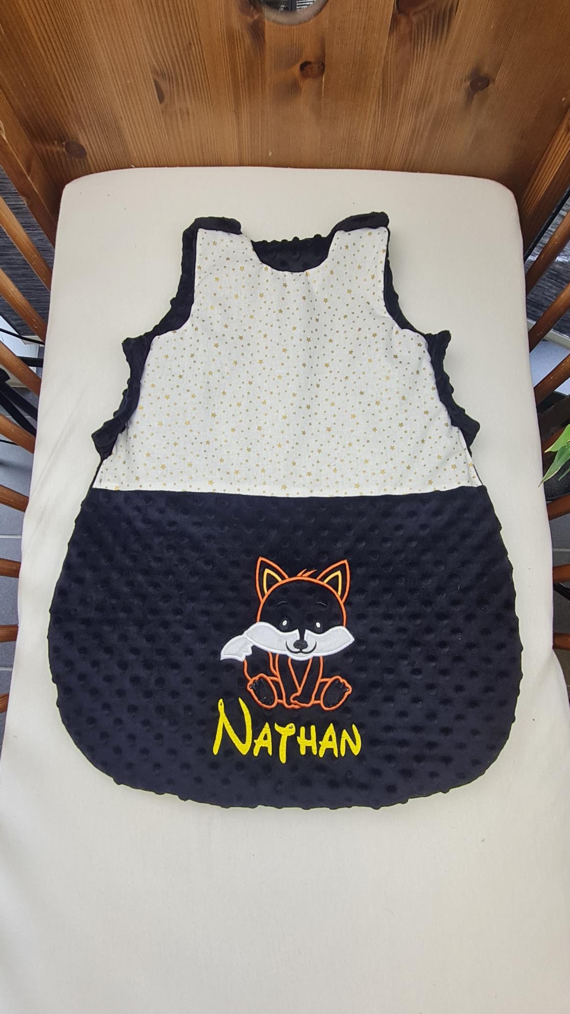 Créez Votre Gigoteuse -Minky- Bébé Personnalisée | Garçon | 0-6m ou 6-12m