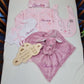 Kit de naissance 6 pièces Lapinou Rose | 3 tailles | A personnaliser