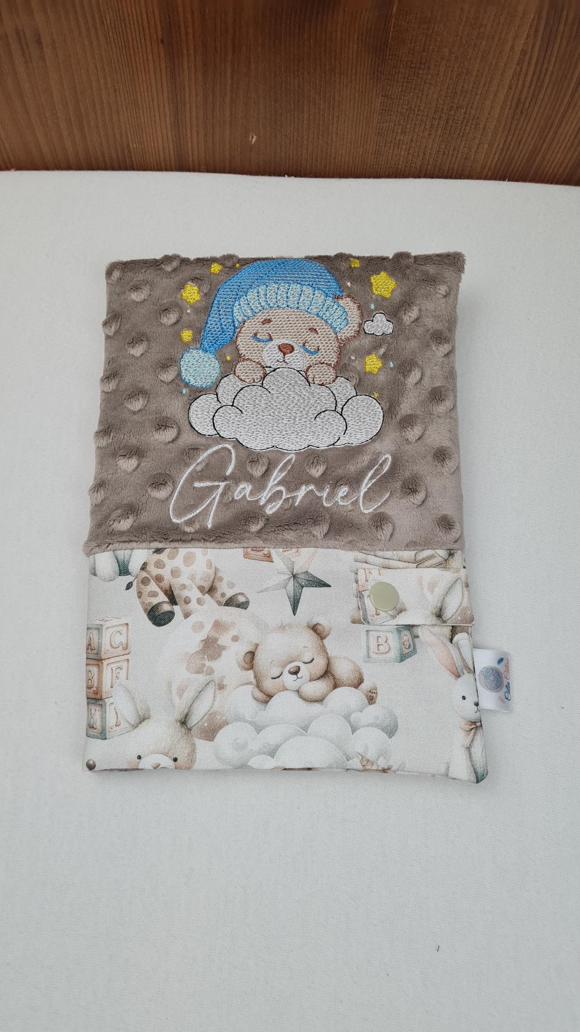 Créez Votre Protège Carnet de Santé 23x18cm | Coton et Minky