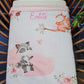 Couverture Plaid Bébé | Arbre Raton Ecureuil | 70cm x 95cm | A Personnaliser