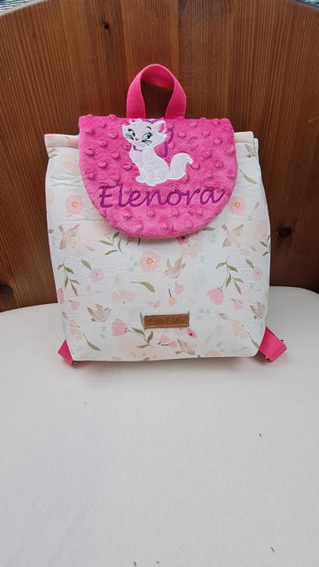 Créez Votre Sac à dos bébé -Mink- Personnalisé | 0-3 ans Fille | 28x23 cm
