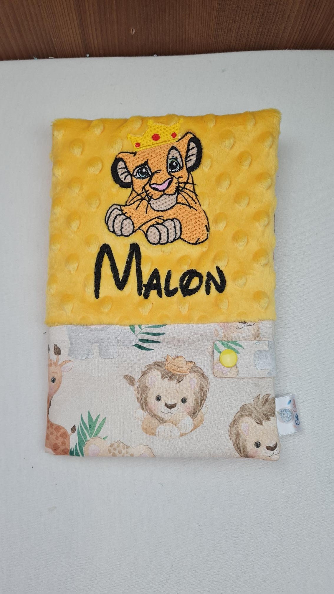 Créez Votre Protège Carnet de Santé 23x18cm | Coton et Minky